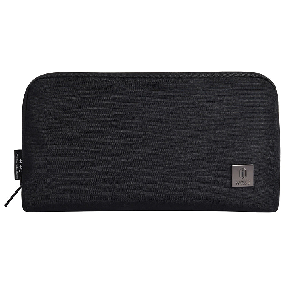 WIWU Alpha Waterproof Polyester Storage Bag Pouch for Pen. Cell Phone, Cable, Wall Charger WIWU Alpha Waterproof Polyester Storage Bag Pouch for Pen. Cell Phone, Cable, Wall Charger